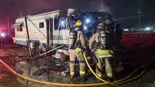 Mobile RV Fire Under Investigation On Quantico Avenue