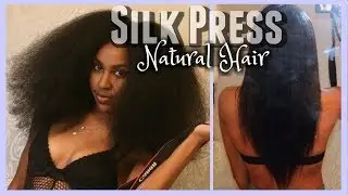 How MUCH Did My HAIR GROW?! | Salon Silk Press on 4B Natural Hair