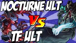 Nocturne Ult vs Twisted Fate Ult - Paranoia vs Destiny by LoL Clash & Combo #lolclash
