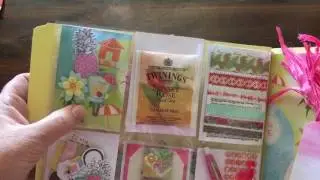 File Folder Pocket letter - Tropical - Show and Tell Saturday #2