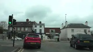 Driving On School Road, Trelawney Close, Bransford Road, St John's & Tybridge Street, Worcester, UK