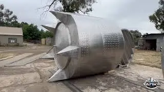 3 off 20 000 Litre Stainless Steel Vertical Vessels