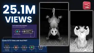 How to Make Viral &ldquo;Security Camera&rdquo; Animal Videos on Autopilot with AI (No-Code n8n Tutorial)
