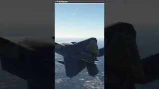 F-22 Viper: гиперзвуковой перелет с авиабазы ​​Эндрюс на высоту 55 000 футов (1650 000 м) до Ханс...
