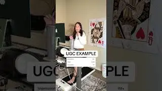 This is a UGC example that I did for a tech brand