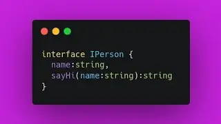 Definir funcion dentro de una interfaz en typescript