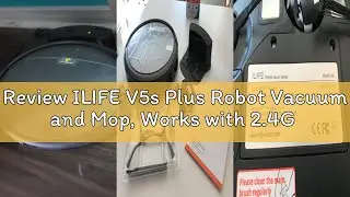 Review ILIFE V5s Plus Robot Vacuum and Mop, Works with 2.4G WiFi, Alexa/App/Remote Control, Automati