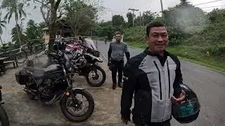 Yhamshe Cafe then breakfast at EA Sitchon Construction. CLMR Moto Club. BMW R1250 GS Adventure