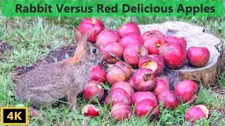 Rabbit Versus Red Delicious Apples 🍎