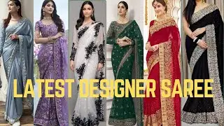 Latest Designer Saree Collection 2025 | Fence Party & Wedding Sarees Trend  #saree #sareefashion 