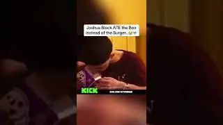 Joshua Block ATE the Box instead of the Burger..😭💀 #ac7ionman #joshuablock #joshblock
