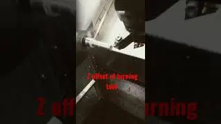 z  axis offset of od turning tool on cnc machine