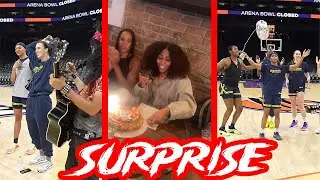 Caitlin Clark and Indiana Fever Hilarious Birthday Surprise Sydney Colson with Singing Telegram 😂🎉