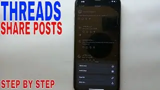 ✅  How To Share A Post On Threads 🔴