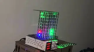 3D LED SNAKE GAME PROTOTYPE - LIKE RETRO NOKIA - ARDUINO - RASPBERRY PI