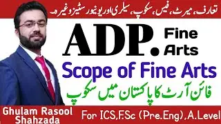 adp fine arts | fine arts scope in pakistan | fine arts course detail | what is adp ? | fine arts