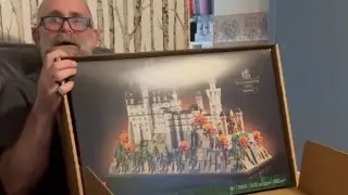 Lego Castle Surprise: Man Unwraps Early Christmas Gift || WooGlobe