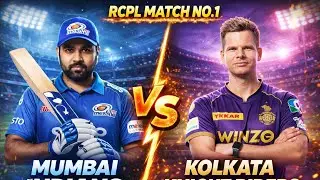 🔴RCPL match no. 1। MI vs KKR. #youtube #cricket #rc22vsrc20 #rc22release #ipl 