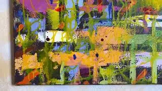 Tela astratta dipinta a mano acrilico tecnica mista #arteastratta, #quadriastratti,#artigianato,