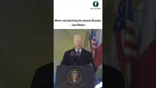 West not plotting to attack Russia : Biden