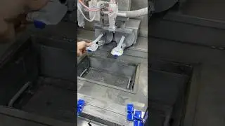 inside automatic paint spraying factory#shortvideo #automation #automatic #robot #machine