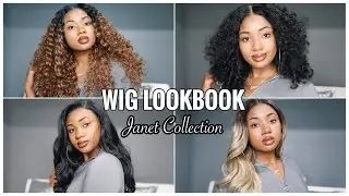 CUTE WIGS FOR CHEAP! | JANET COLLECTION SYNTHETIC WIG SUMMER LOOKBOOK 2020