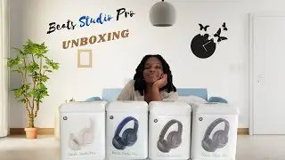 Распаковка Beats Studio Pro всех цветов