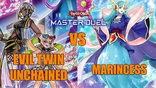 One Shot Duel - EVIL TWIN UNCHAINED vs MARINCESS - Yu-Gi-Oh! Master Duel Link Regulation