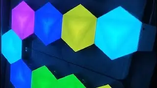 Lphianx Luci da parete esagonali LED intelligenti, Plasticose e non perfette  Ma alla fine l'effetto