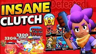 INSANE Solo Showdown Clutch 😱 | 1v9 Survival in Brawl Stars 😈