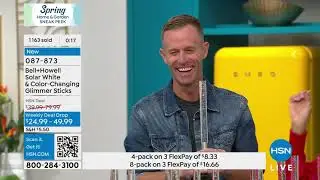 Bell + Howell Solar White + Color-Changing Glimmer Sticks on HSN with Chad Allen @TVchad