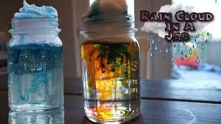 Rain Cloud In A Jar | Rainbow Rain | Kid's Science |