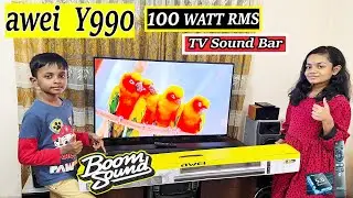 Awei Y990 100W Dual Speaker Home Theater Sound Bar | বাজেটে সেরা স্পিকার ঘরকে বানিয়ে ফেলুন সিনেমা হল