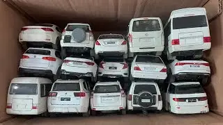 Lets find abox of model cars collection,Toyota,Mercedes,Bmw,Honda,Mitsubishi,Alphard - Diecast cars 
