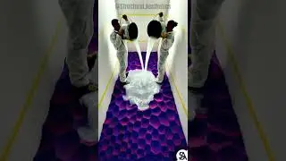 This 3D Epoxy Resin Bathroom Floor is Absolutely Mesmerizing #diytransformation #epoxyfloors