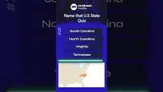 Name that US State - Quiz #20 #quiz #viral  #stateofamerica