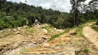 Nicholaoya Landslide , Matale , Sri Lanka.