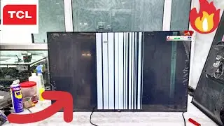 TCL LED TV DISPLAY PROBLEM || TCL 43  INCH LED TV DISPLAY LINE PROBLEM || TCL TV SCREEN PROBLEM 