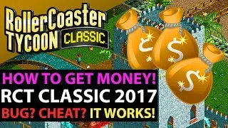 Roller Coaster Tycoon Classic PC Gameplay - EASY MONEY MAKING CHEAT! Works On Most Levels!