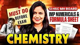 🔥 LIVE: IMP Numericals + Formula Sheet Revision 12 HSC Board | Game Over Mode 😱💯 #hscboard2026