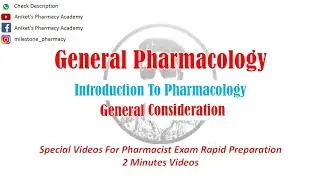 general pharmacology 1| Pharmacist exam 2021 | pharmacist exam preparation