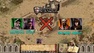 WOLF & MARSHALL vs SALADIN & ABBOT | 2 V 2 Fight | Stronghold Crusader