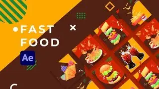 Fast Food Product Promo AFTER EFFECTS Template Videohive 31670718