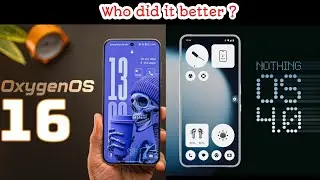 Quick settings panel comparison: Nothing OS 4 vs OxygenOS 16 Who did it better ? 