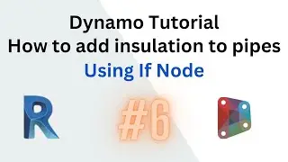 How to add insulation for pipes using Dynamo in Malayalam Part 2  | If node explained