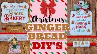 Christmas GINGERBREAD DIYS I ADORABLE Christmas BAKING themed CRAFTS