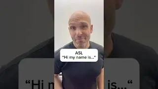 ASL: как жестами передать &laquo;Привет, меня зовут&hellip;&raquo; #SignWithJP #ASL #языкжестов