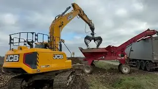 Обновление по ферме 308. Несколько дней работы с прессой, бюджетом, загрузкой свеклы с помощью поворотной корзины, уборкой урожая.