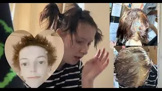 bleaching my hair yet again (failed ghost roots)