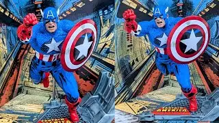 New McFarlane Toys Captain America Posed Figure wave 2 review available at Entertainment Earth